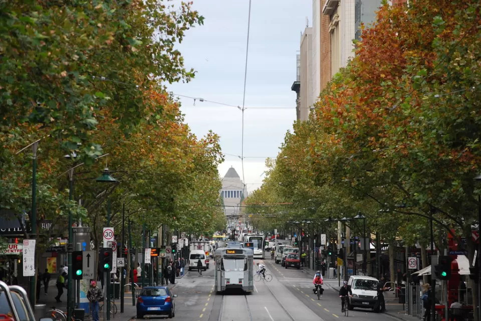 Swanston Street, Melbourne, Australia